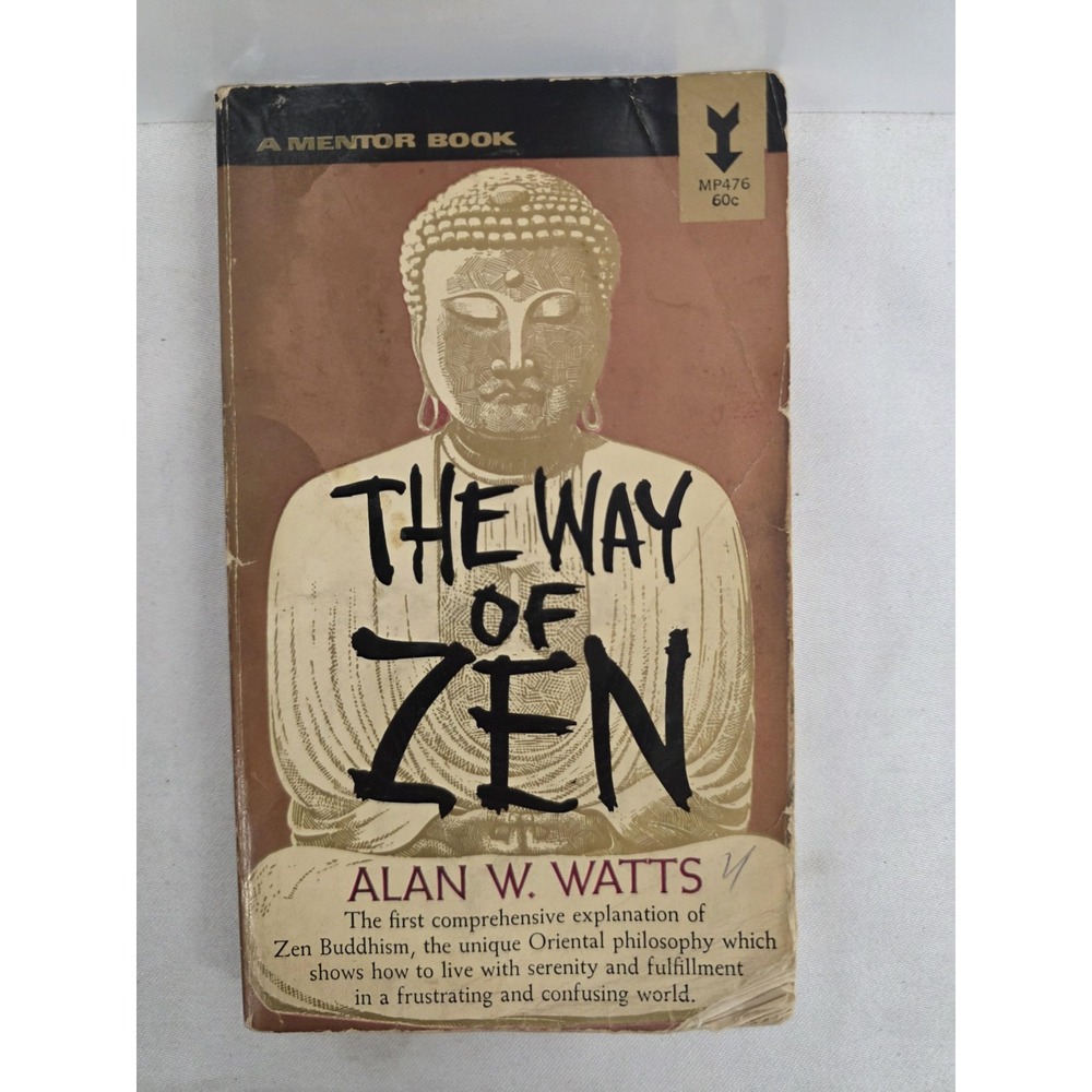 Alan Watts The Way of Zen Vintage Mentor 1964 PB Buddhism Eastern Philosophy